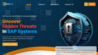 Screenshot of DefenceMore